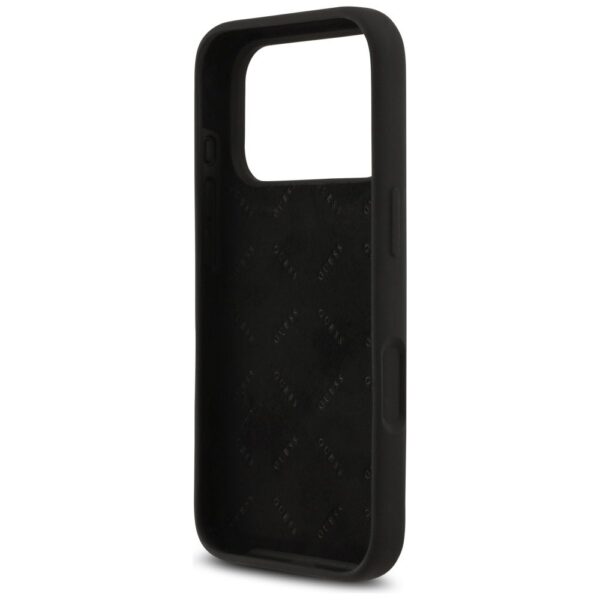 GUESS case for IPHONE 17 Pro GUHCP17LSC4GSMK (Silicone W/ Big 4G Script) black