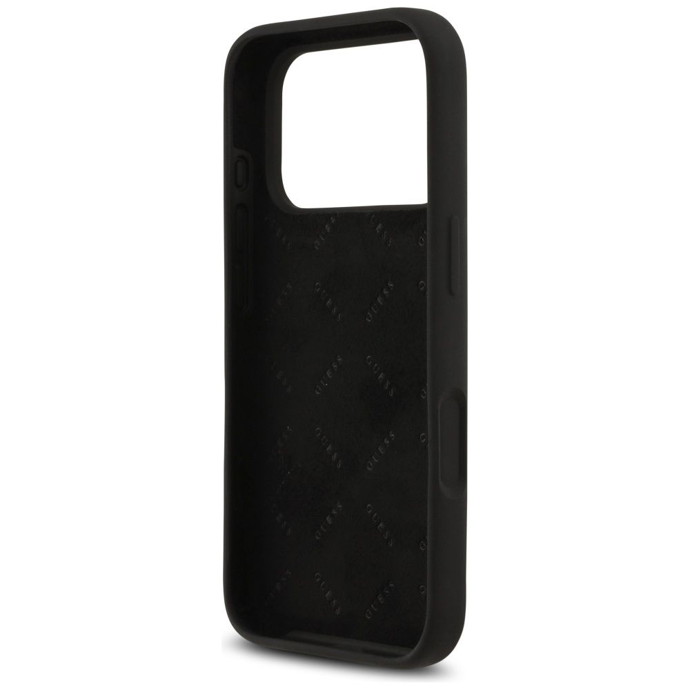 GUESS case for IPHONE 17 Pro GUHCP17LSC4GSMK (Silicone W/ Big 4G Script) black