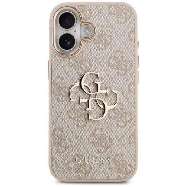 a8f5d9177a6fdf1216548fca2b135dc7 GUESS case for IPHONE 17 GUHCP17S4GMGCPI (PU W/ Big 4G Classic Logo) gold pink