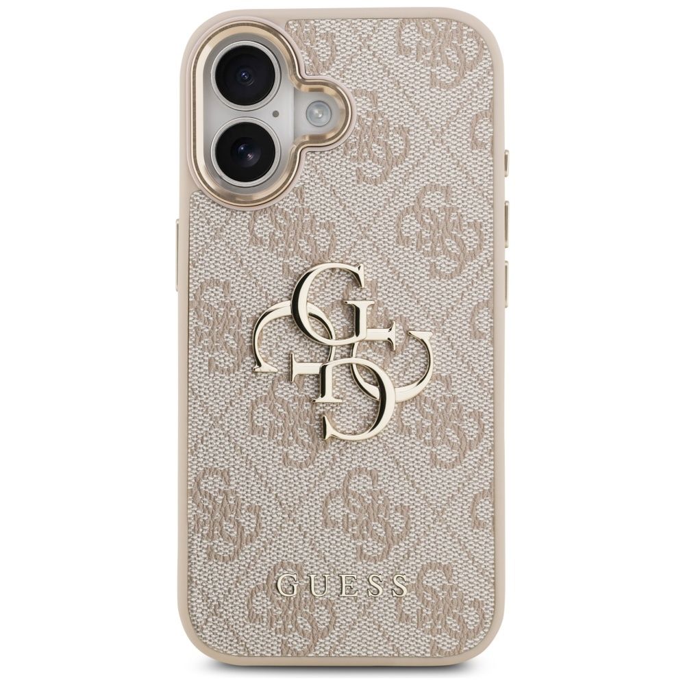 a8f5d9177a6fdf1216548fca2b135dc7 GUESS case for IPHONE 17 GUHCP17S4GMGCPI (PU W/ Big 4G Classic Logo) gold pink