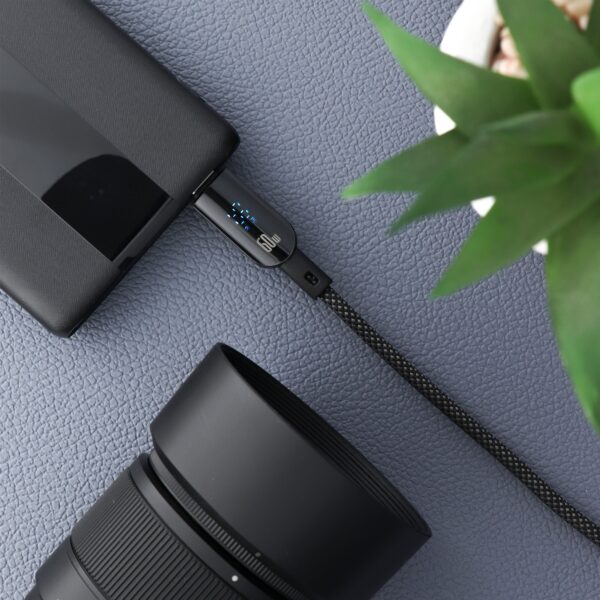 a976a5802711a505825b30f01fff4c36 FORCELL F-ENERGY C272 cable USB A to Type C QC4.0 3A 66W Digital 1,2 m black