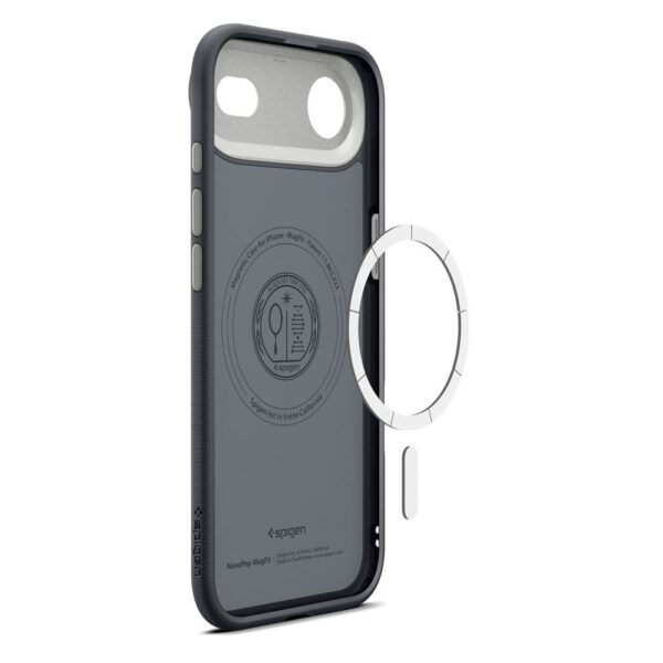 a9d65cb7a419fcfd54d3011f8eb7d537 SPIGEN case NANO POP MAG compatible with MagSafe for IPHONE 17 Air black sesame
