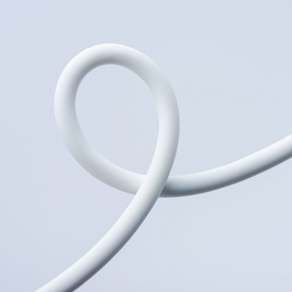 FORCELL F-ENERGY C341 cable USB A to Micro USB QC3.0 2,4A 18W Silicone 1 m white