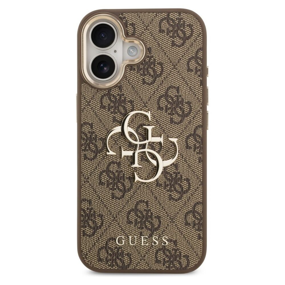 aacd488cc923b212aaabe53c1e41b855 GUESS case for IPHONE 17 GUHCP17S4GMGCBR (PU W/ Big 4G Classic Logo) gold brown