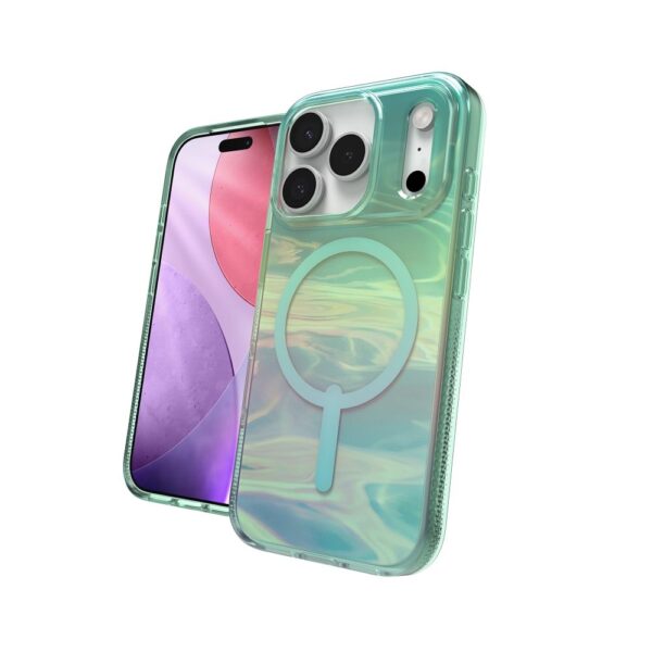 ZAGG case MILAN SNAP compatible with MagSafe for IPHONE 17 Pro oil slick