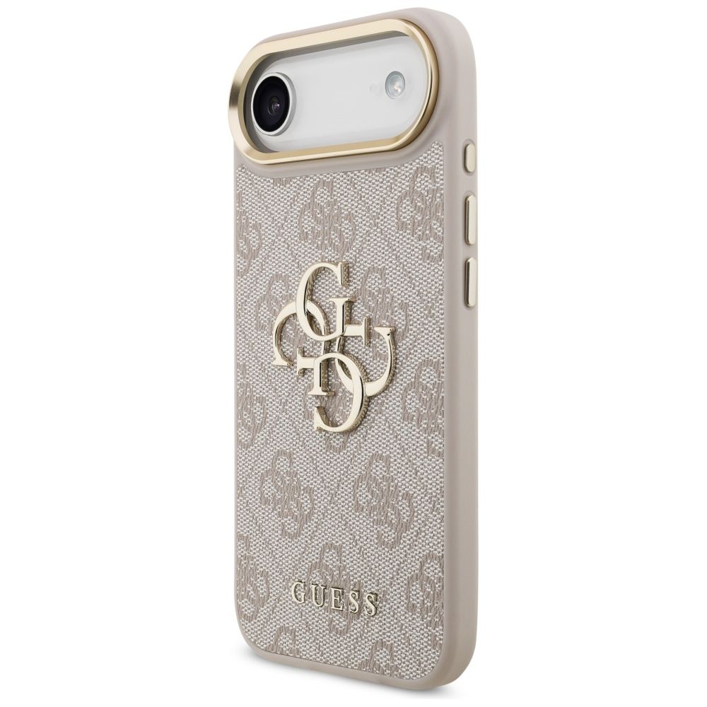 abdedb93f67599f99bc3d83548eaa26b GUESS case for IPHONE 17 Air GUHCP17M4GMGCPI (PU W/ Big 4G Classic Logo) gold pink