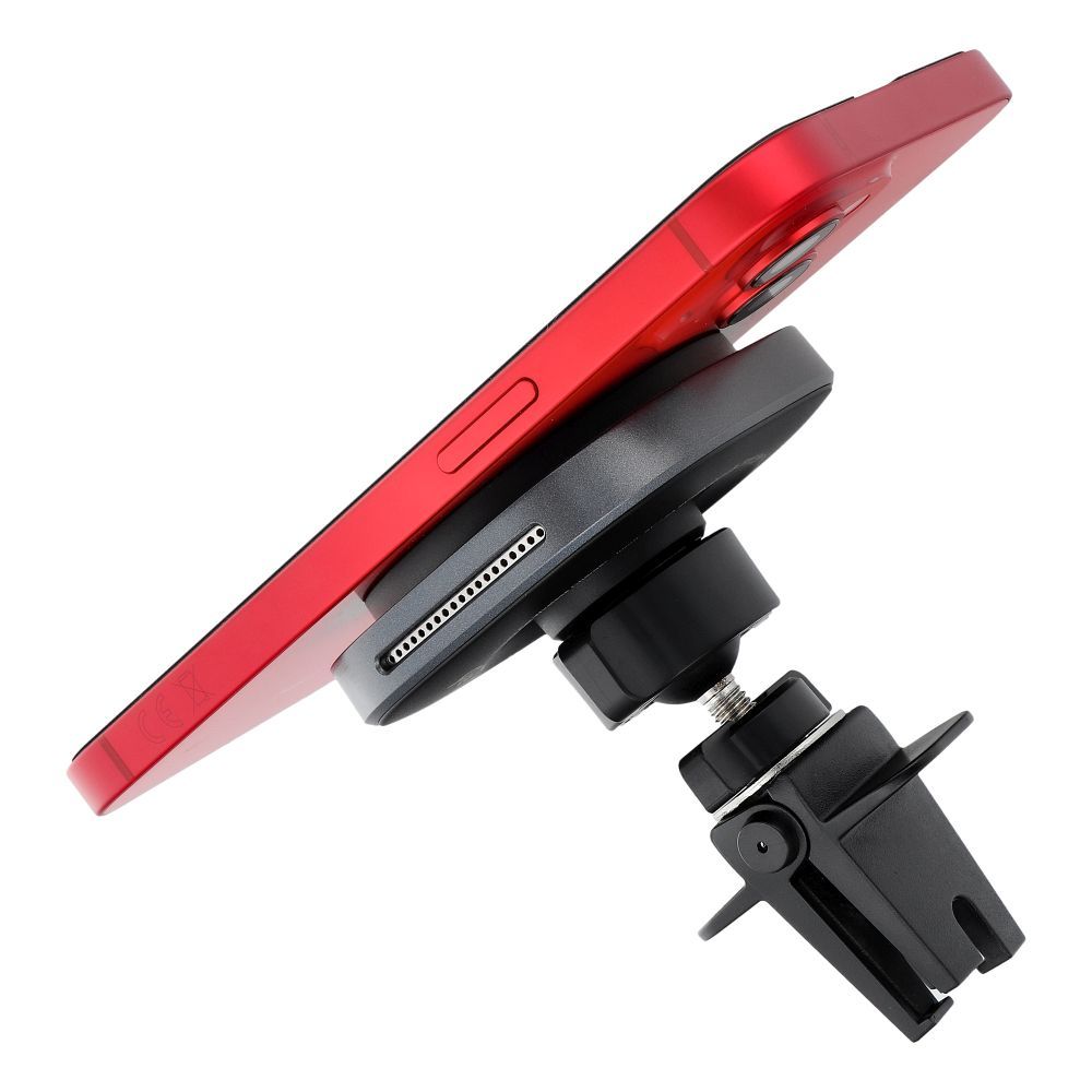 FORCELL F-GRIP Air Mag (F-07) magnetic car holder for air vent with wireless charging compatible with MagSafe Qi2 15W grey