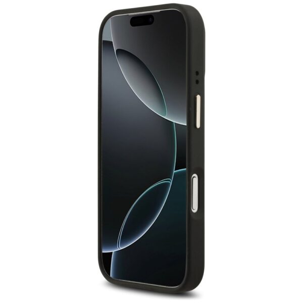 GUESS case for IPHONE 17 Pro compatible with MagSafe GUHMP17LP4MSEGCK (PU 4G W/ Classic) black