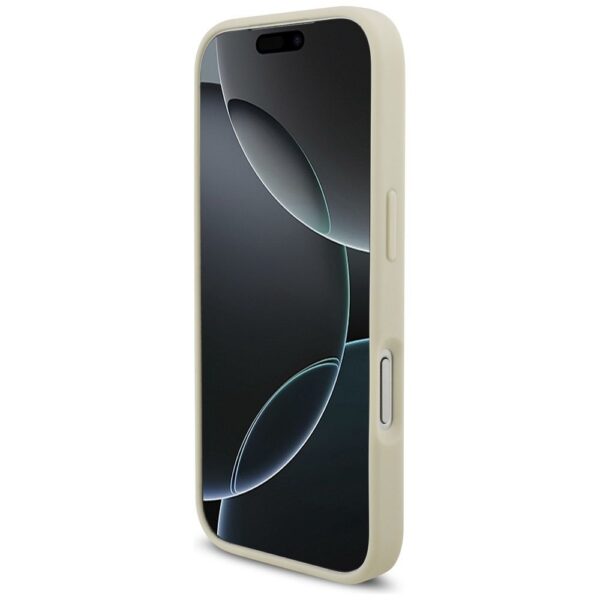 af0a362882a483048e8fb47970a74642 GUESS case for IPHONE 17 Pro compatible with MagSafe GUHMP17LPCRTHCD (PU Croco Triangle Logo) gold