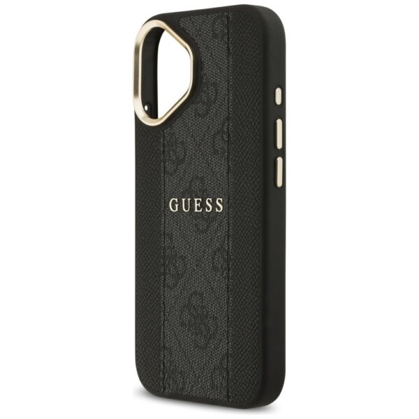 af97707e271d1f98dd8275f29b0a341c GUESS case for IPHONE 17 compatible with MagSafe GUHMP17SPG4SEMCK (PU W/ 4G Stripe) black
