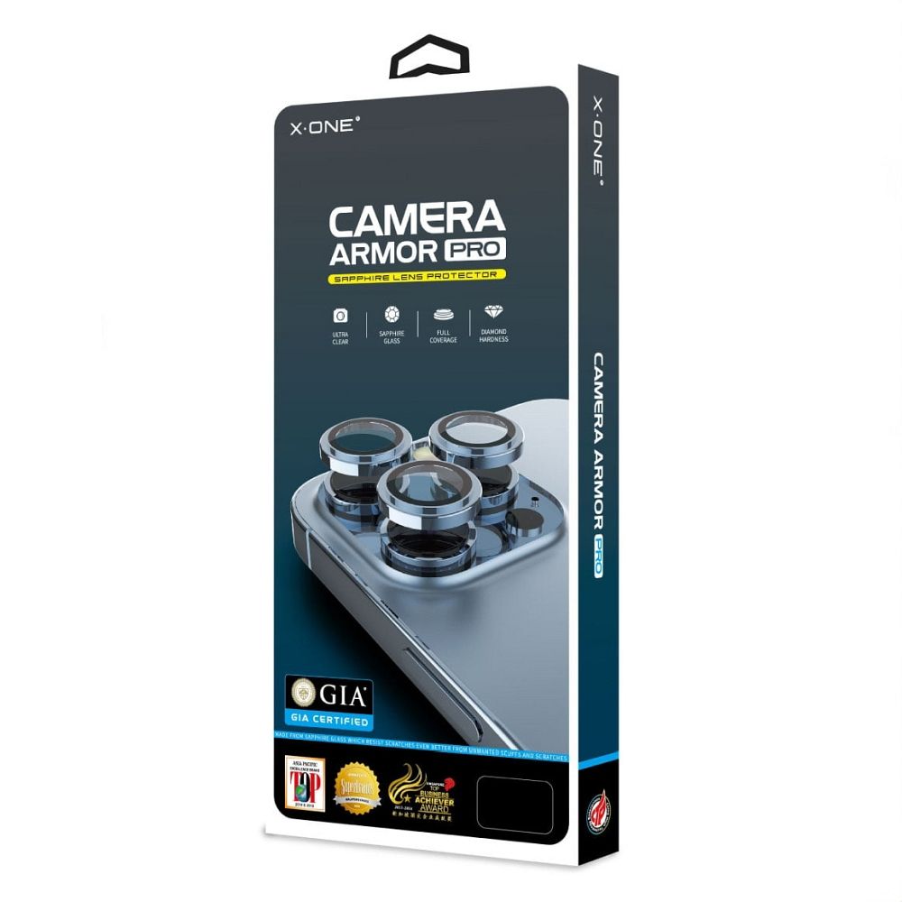b250dbbfad09369f191ce60e803f9044 X-ONE Sapphire Camera Armor Pro - for iPhone 17 Pro Max - silver