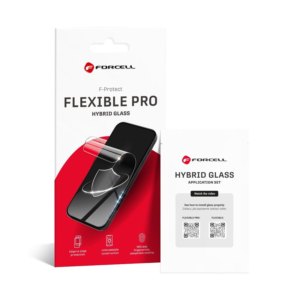 Forcell Flexible Nano Glass 5D for iPhone 16 Pro black