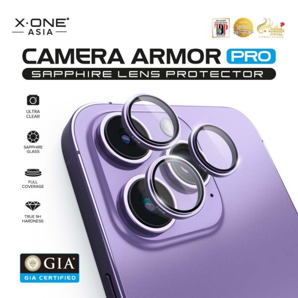 X-ONE Sapphire Camera Armor Pro - for iPhone 17 Air - silver
