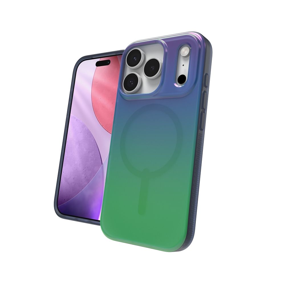 ZAGG case MILAN SNAP compatible with MagSafe for IPHONE 17 Pro raven feather