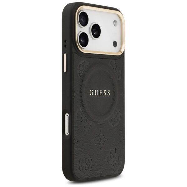 b5d35fbd7a5f5040e4413d39618f5be0 GUESS case for IPHONE 17 Pro Max compatible with MagSafe GUHMP17XPSAMSECK (PU W/ Peony Hot Stamp) black