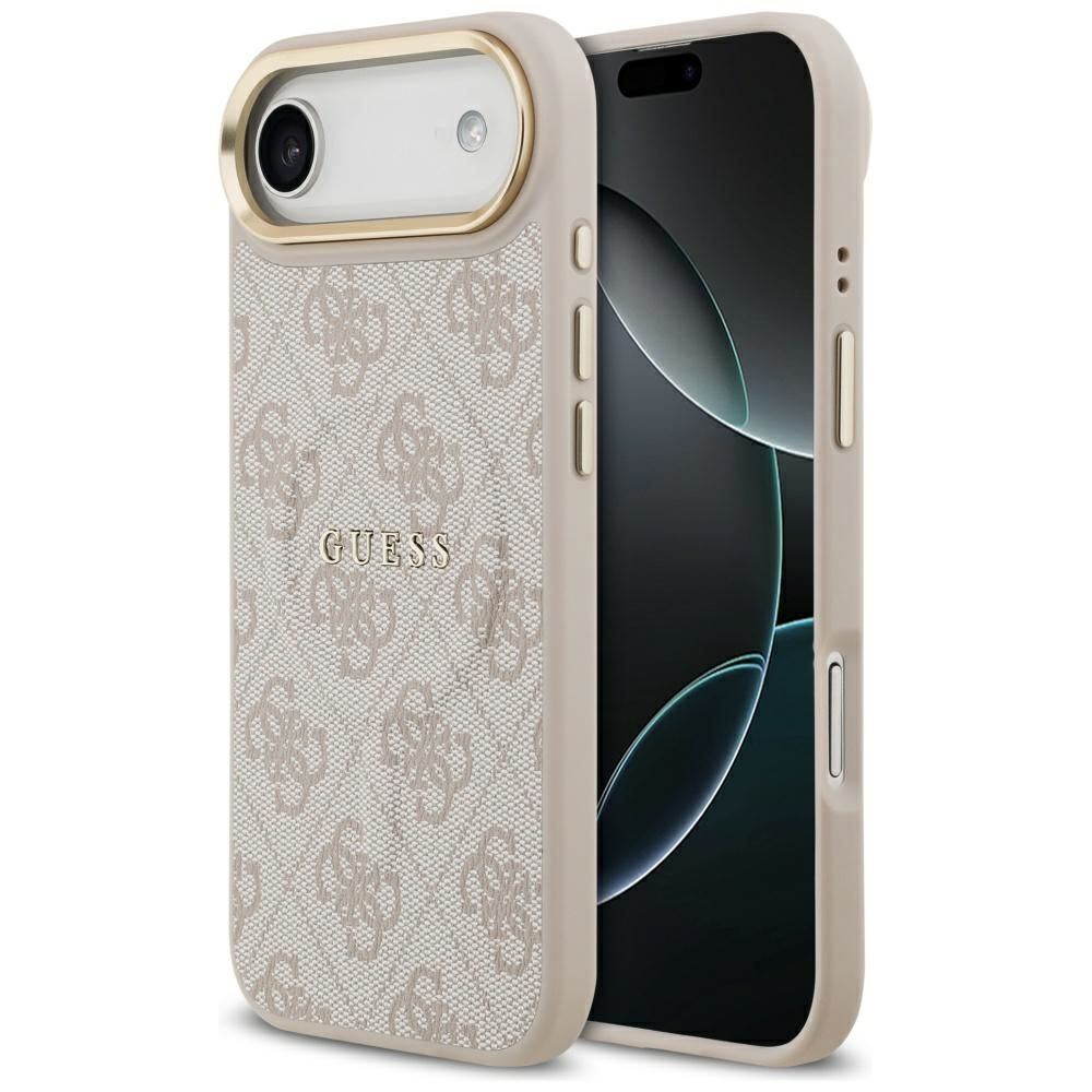 b8fb8076684e7b9d6b5cdf47de29af59 GUESS case for IPHONE 17 Air compatible with MagSafe GUHMP17MP4MSEGCP (PU 4G W/ Classic) pink