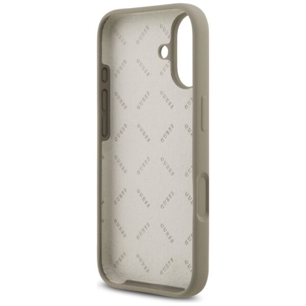bad7c05bc2691a96dc1b8b9fa99c38de GUESS case for IPHONE 17 GUHCP17SSC4GSMW (Silicone W/ Big 4G Script) brown