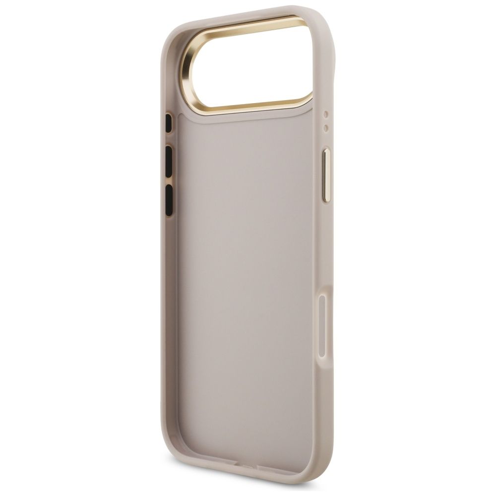 bce1a4aa0c349f1df8af74e41716a6cd GUESS case for IPHONE 17 Air GUHCP17M4GMGCPI (PU W/ Big 4G Classic Logo) gold pink