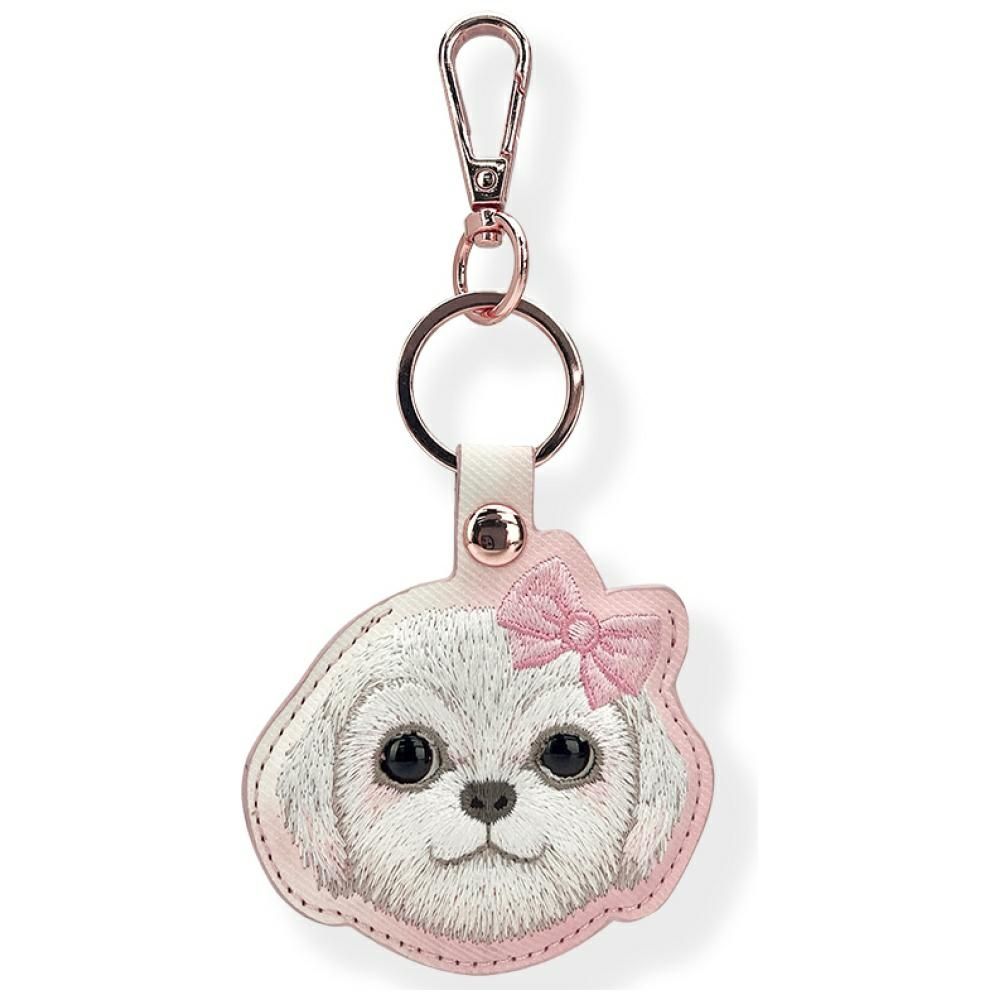 NIMMY case for tracker / keychain BIG EYED PET 2.0 Dog pink