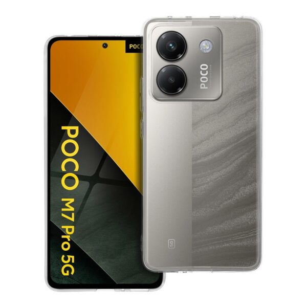 CLEAR Case 2 mm for XIAOMI POCO M7 PRO (camera protection) transparent