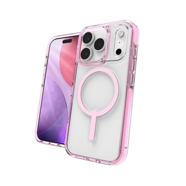 ZAGG case SANTA CRUZ SNAP compatible with MagSafe for IPHONE 17 Pro pink sorbet