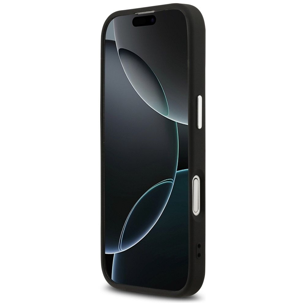 c0bc5c5f0b9587bc4b0469a719f9e5dd GUESS case for IPHONE 17 compatible with MagSafe GUHMP17SPSAREGSK (PU W/ Classic Logo) black