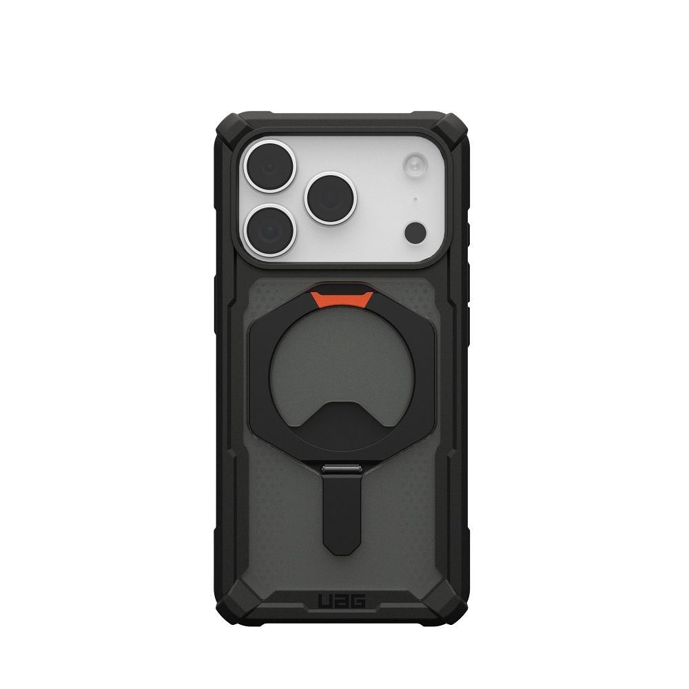 c17871d5091ce01f5349fcc55ceb33ab UAG Urban Armor Gear case PLASMA XTE compatible with MagSafe for IPHONE 17 Pro black / pop orange