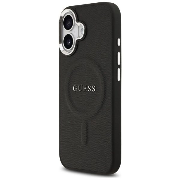 c1c3dfde84059522124819549bf9cc59 GUESS case for IPHONE 17 compatible with MagSafe GUHMP17SPSAREGSK (PU W/ Classic Logo) black