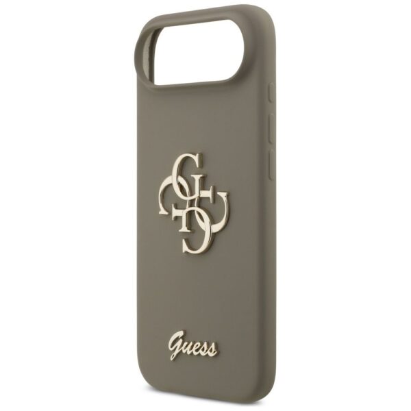 GUESS case for IPHONE 17 Air GUHCP17MSC4GSMW (Silicone W/ Big 4G Script) brown