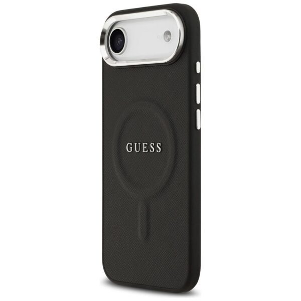 GUESS case for IPHONE 17 Air compatible with MagSafe GUHMP17MPSAREGSK (PU W/ Classic Logo) black