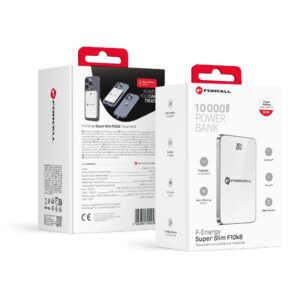 c604ea17342a29165bfdf81afe42bac9 Powerbank compatible withMagSafe Forcell F-Energy SuperSlim F10K8 QC4.0 PD3.0 15W 10000 mAh white