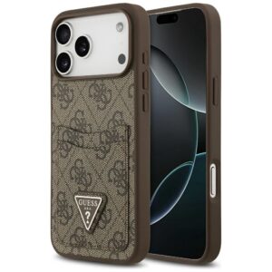 c6b58c6d15afcd5f0f825c1ee8592cf0 GUESS case for IPHONE 17 Pro Max GUHCP17XP4TPW (4G Double Card Triangle) gold