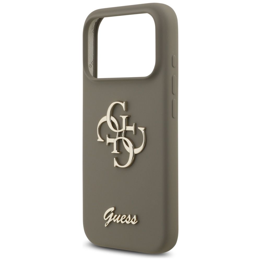 c6fd99ccf3352cdd7bafe0462707133b GUESS case for IPHONE 17 Pro Max GUHCP17XSC4GSMW (Silicone W/ Big 4G Script) brown