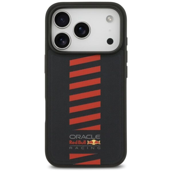 RED BULL case for IPHONE 17 Pro compatible with MagSafe RBHMP17L24PUDSRV (Meshed PU W/ Powerbar) navy
