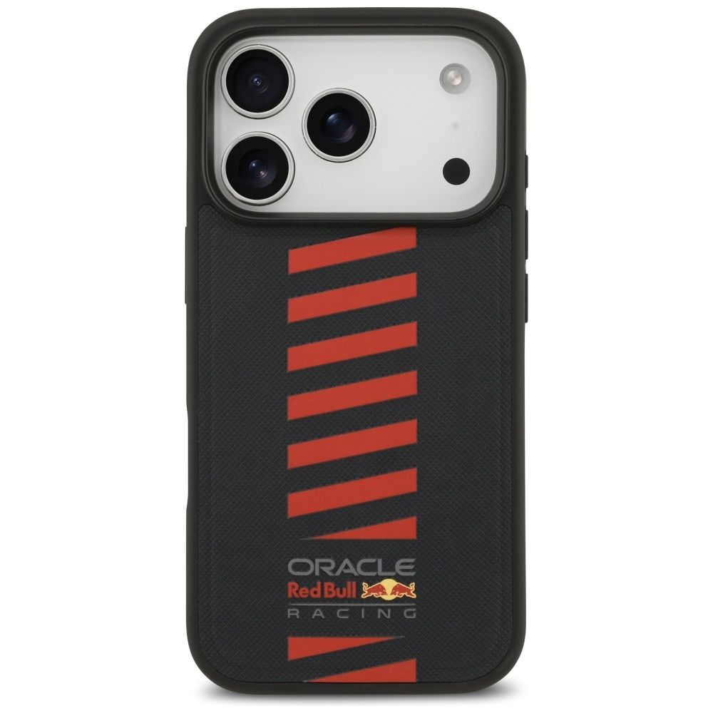 RED BULL case for IPHONE 17 Pro compatible with MagSafe RBHMP17L24PUDSRV (Meshed PU W/ Powerbar) navy