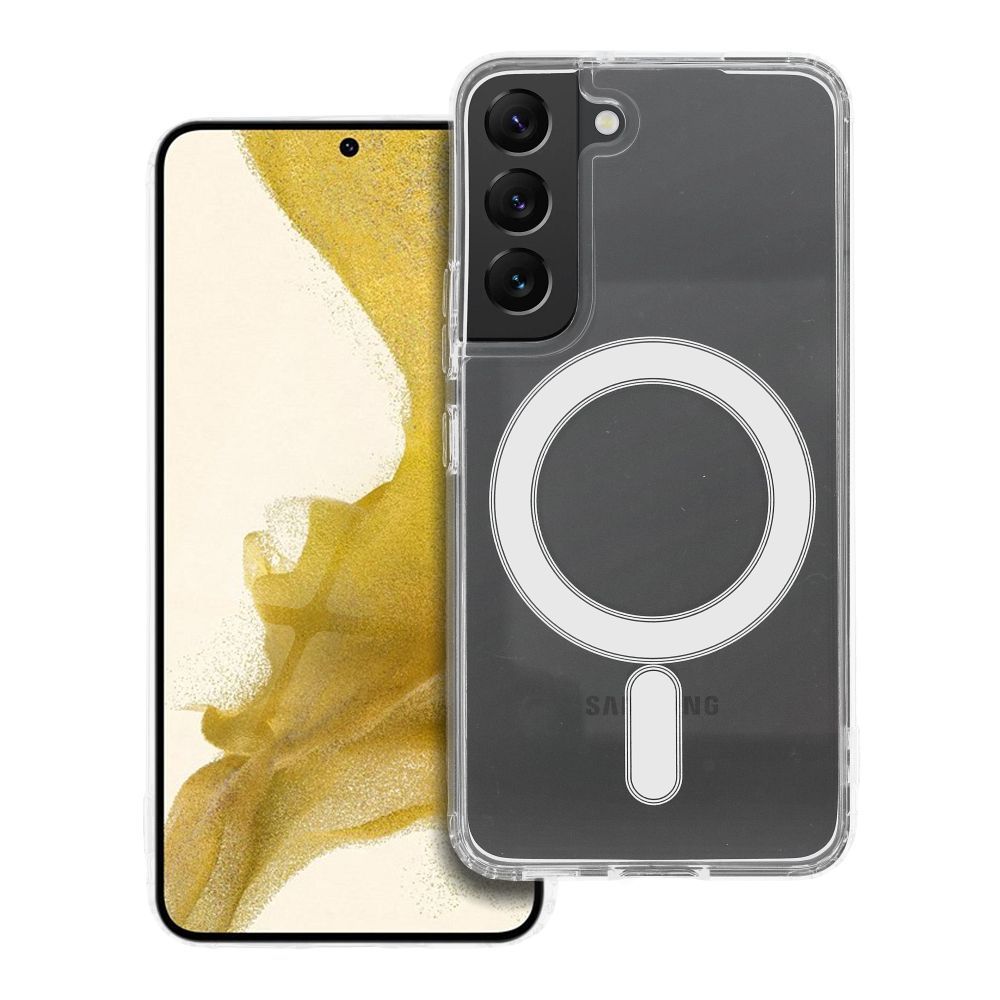 c85d5364f62e387a51028ee42fa6d5a4 CLEAR MAG COVER case compatible with MagSafe for SAMSUNG S22 transparent