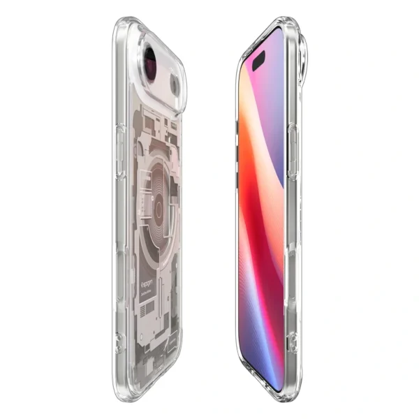 ca6aa8e7d121d922a7828366cc42f46c SPIGEN case ULTRA HYBRID MAG compatible with MagSafe for IPHONE 17 Air zero one natural tutanium