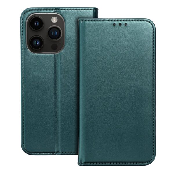 SMART MAGNETO Book case for IPHONE 17 Pro Max dark green