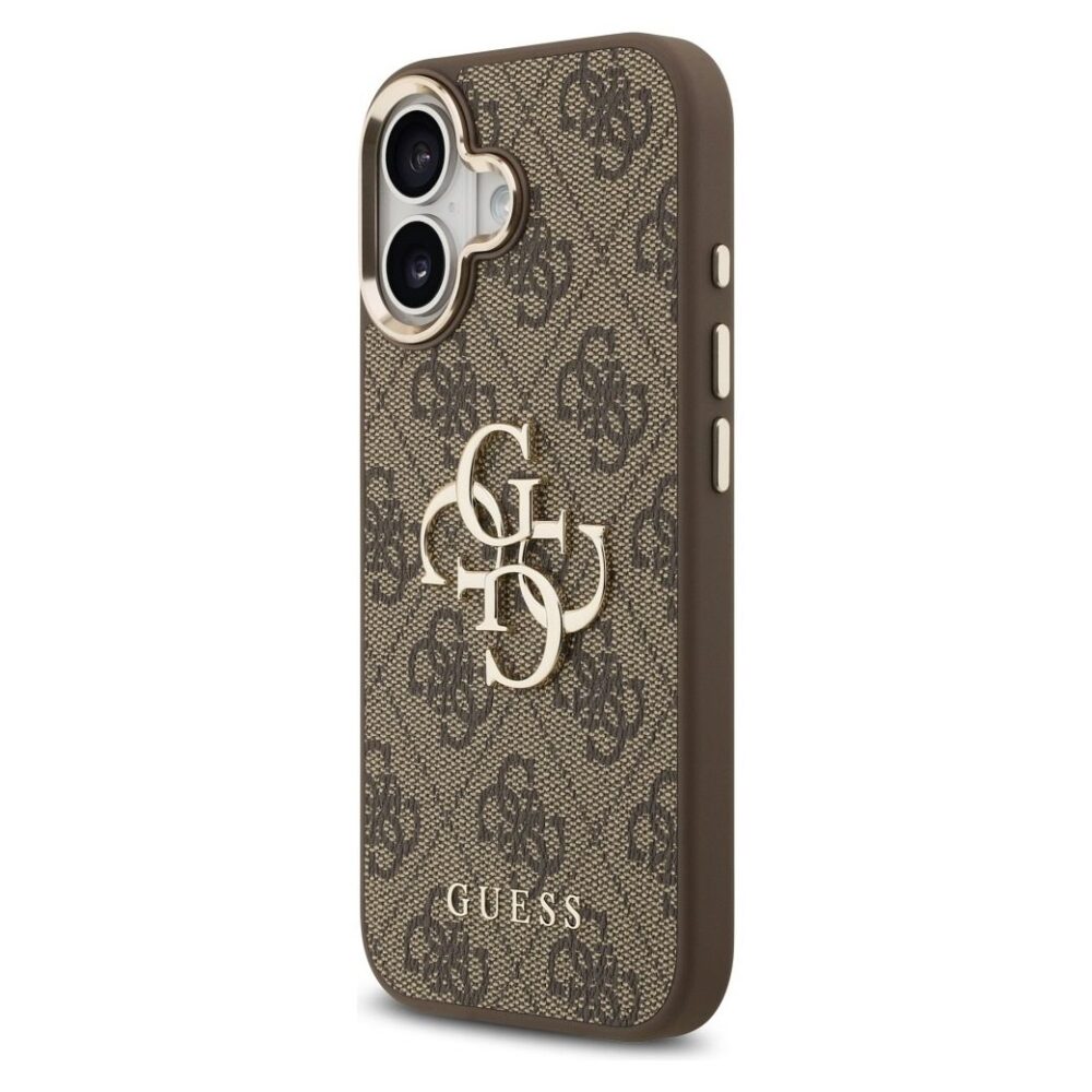 cb9af07499e7c65430e7a2e54d80e6a0 GUESS case for IPHONE 17 GUHCP17S4GMGCBR (PU W/ Big 4G Classic Logo) gold brown