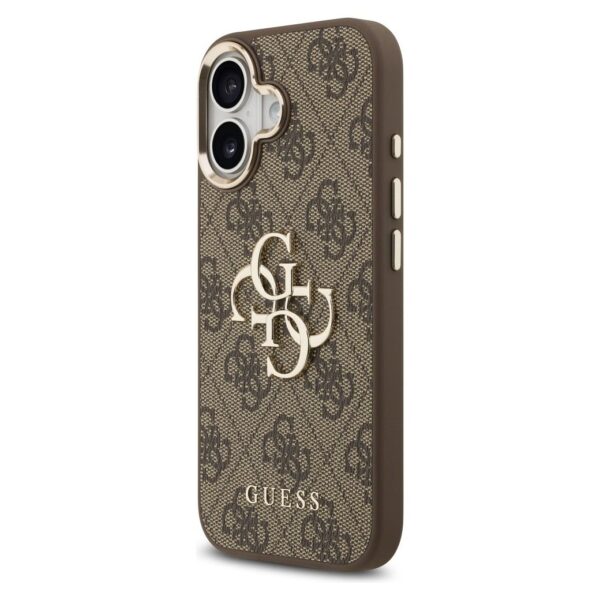 cb9af07499e7c65430e7a2e54d80e6a0 GUESS case for IPHONE 17 GUHCP17S4GMGCBR (PU W/ Big 4G Classic Logo) gold brown