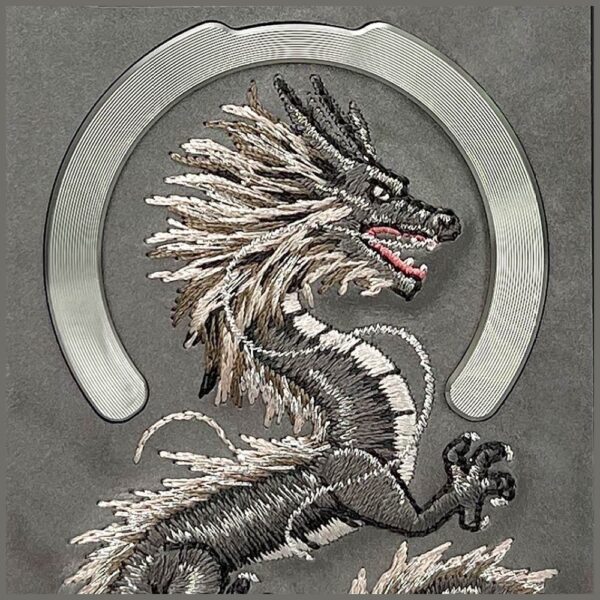 NIMMY case DRAGON compatible with MagSafe for IPHONE 16 Pro gray