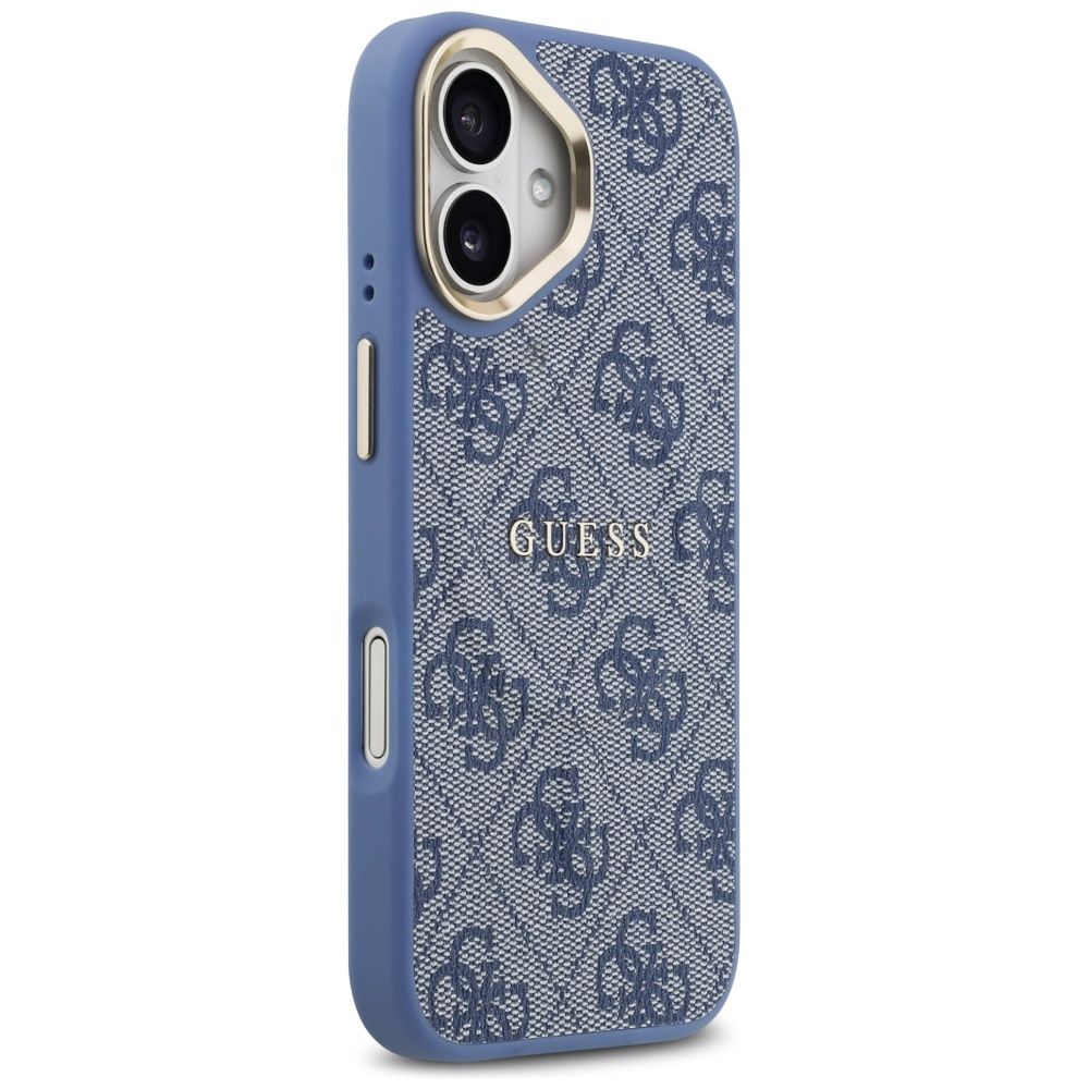 GUESS case for IPHONE 17 compatible with MagSafe GUHMP17SP4MSEGCB (PU 4G W/ Classic) blue