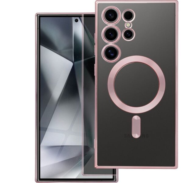 cf07bb98308fa9be6f530fcb6e2ab48a ELECTRO MAG COVER case compatible with MagSafe for XIAOMI Redmi 15C rose gold