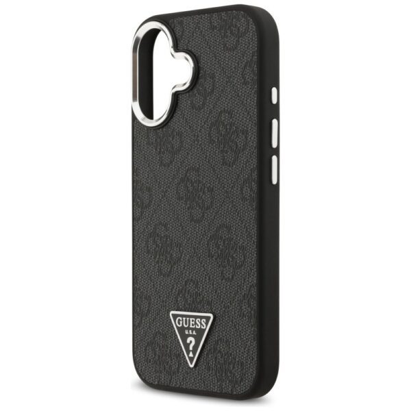 GUESS case for IPHONE 17 compatible with MagSafe GUHMP17SP4TSRCMK (PU 4G W/Triangle Logo SL) black
