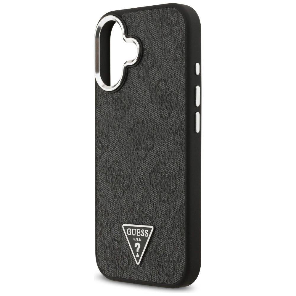 cf203903db1360a7039e81bf0c7ec1ee GUESS case for IPHONE 17 compatible with MagSafe GUHMP17SP4TSRCMK (PU 4G W/Triangle Logo SL) black