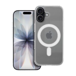 CLEAR MAG COVER (MID) case compatible with MagSafe for IPHONE 17 transparent