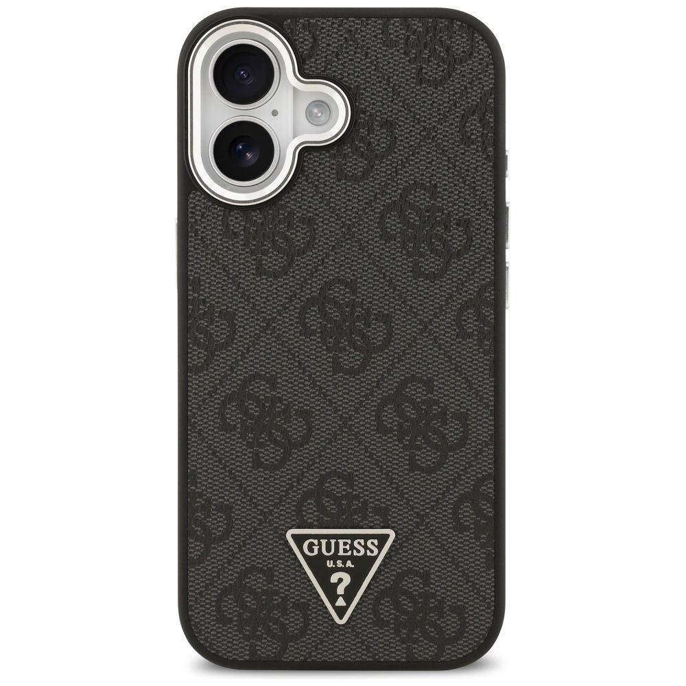 d1aceb8bedfb9b8049ad3447fe7392f2 GUESS case for IPHONE 17 compatible with MagSafe GUHMP17SP4TSRCMK (PU 4G W/Triangle Logo SL) black