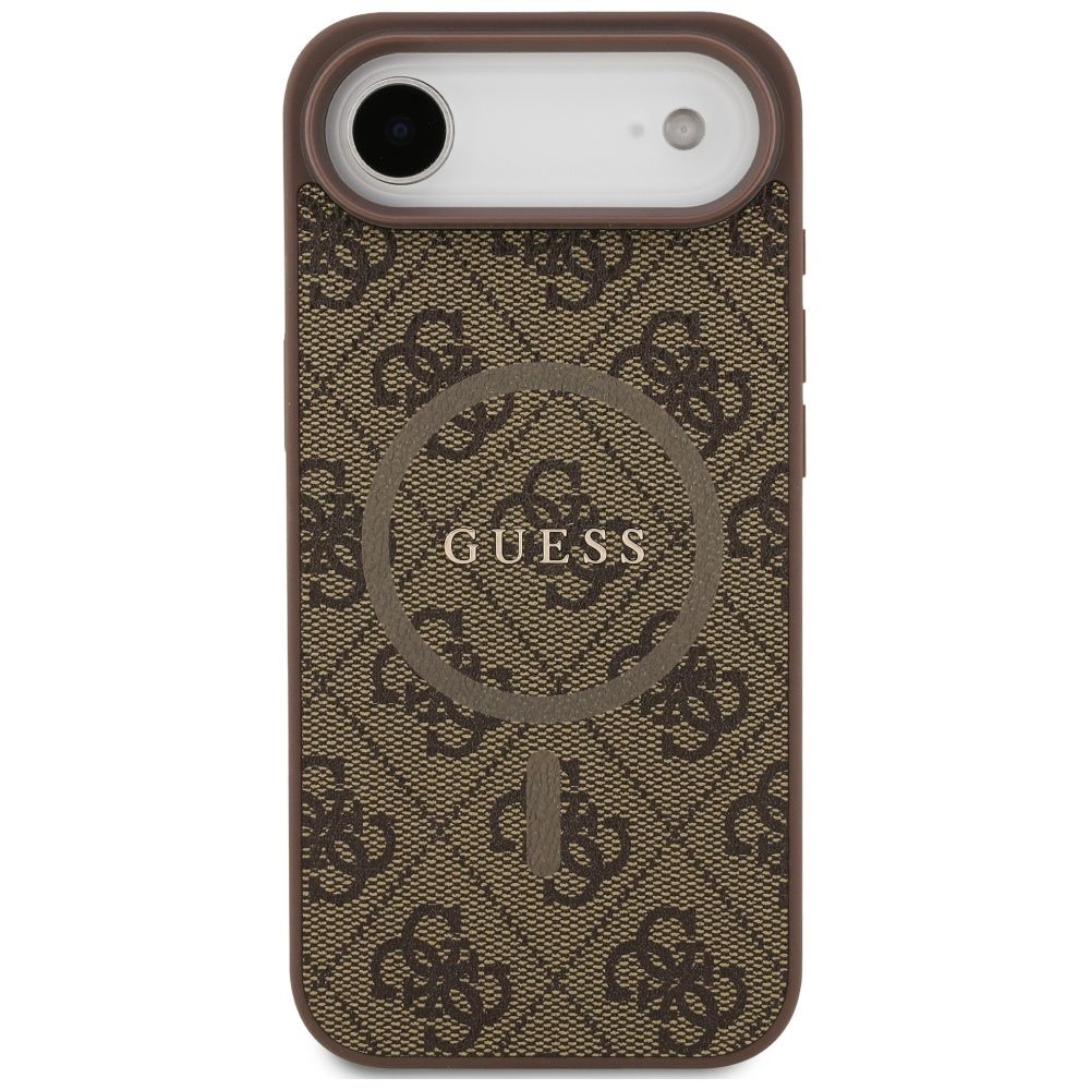 d1fc99558399c6c01e5eeb2d1a600738 GUESS case for IPHONE 17 Air compatible with MagSafe GUHMP17MG4GFRW (PU 4G Ring Classic Logo) brown
