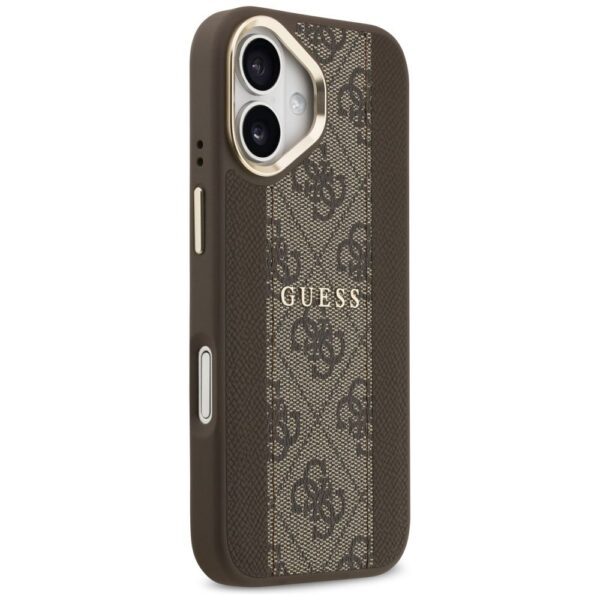d2f9a7a3053d3b3cdcce0f015535406e GUESS case for IPHONE 17 compatible with MagSafe GUHMP17SPG4SEMCW (PU W/ 4G Stripe) brown