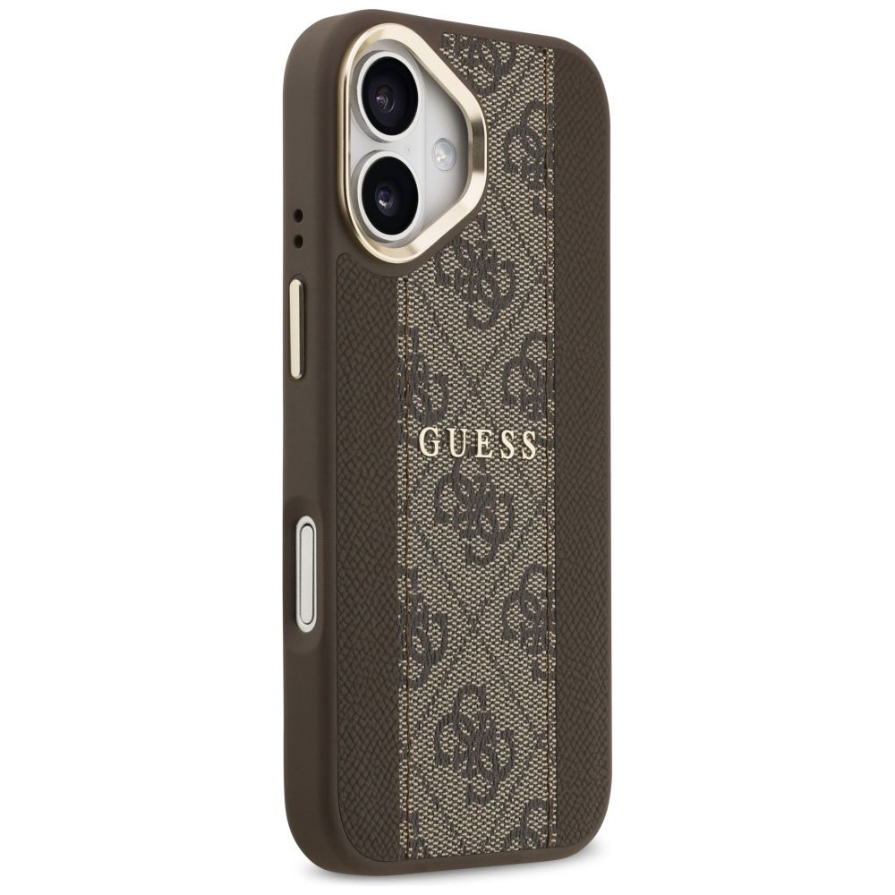 d2f9a7a3053d3b3cdcce0f015535406e GUESS case for IPHONE 17 compatible with MagSafe GUHMP17SPG4SEMCW (PU W/ 4G Stripe) brown